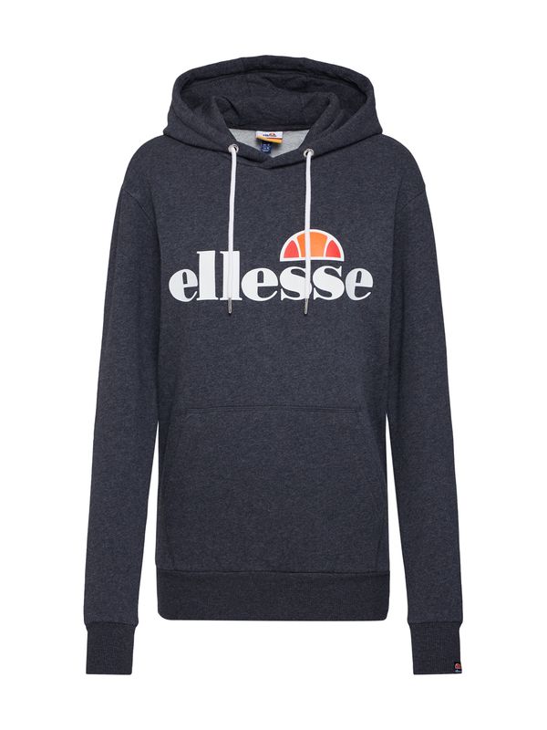 ELLESSE ELLESSE Sweater majica 'Torices'  antracit siva / narančasta / crvena / bijela