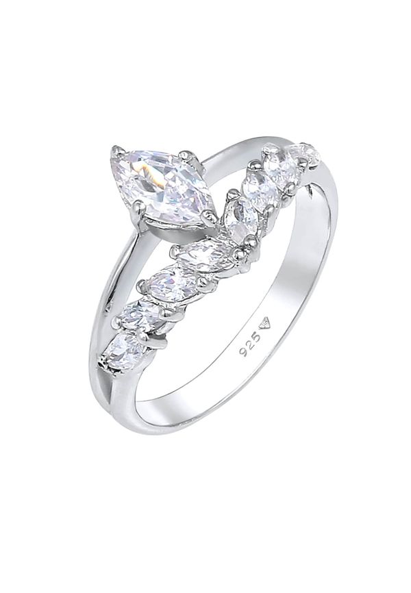 ELLI PREMIUM ELLI PREMIUM Prsten  srebro / prozirna