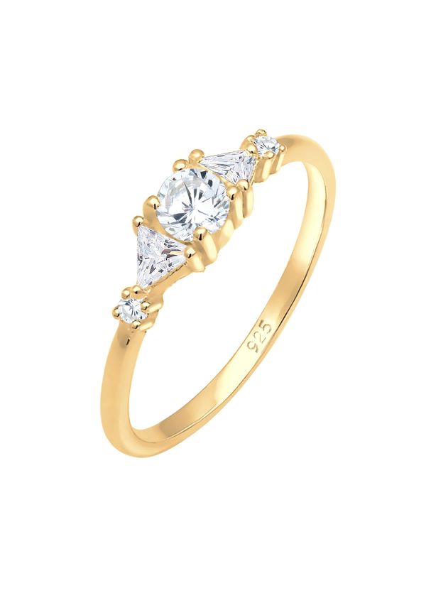 ELLI PREMIUM ELLI PREMIUM Prsten  zlatna / prozirna