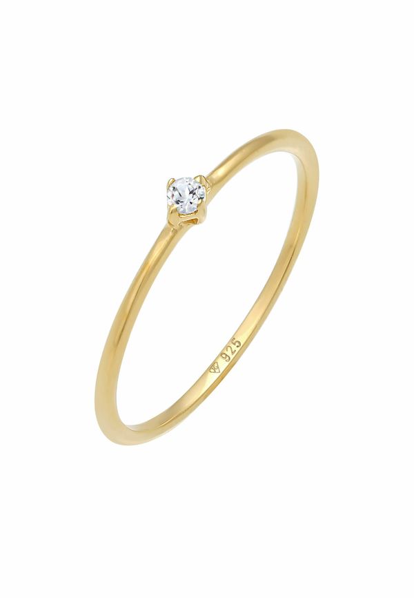 ELLI PREMIUM ELLI PREMIUM Prsten  zlatna / prozirna