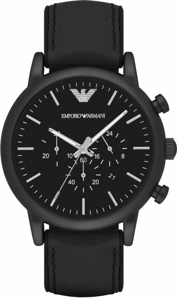 Emporio Armani Emporio Armani Analogni sat  crna