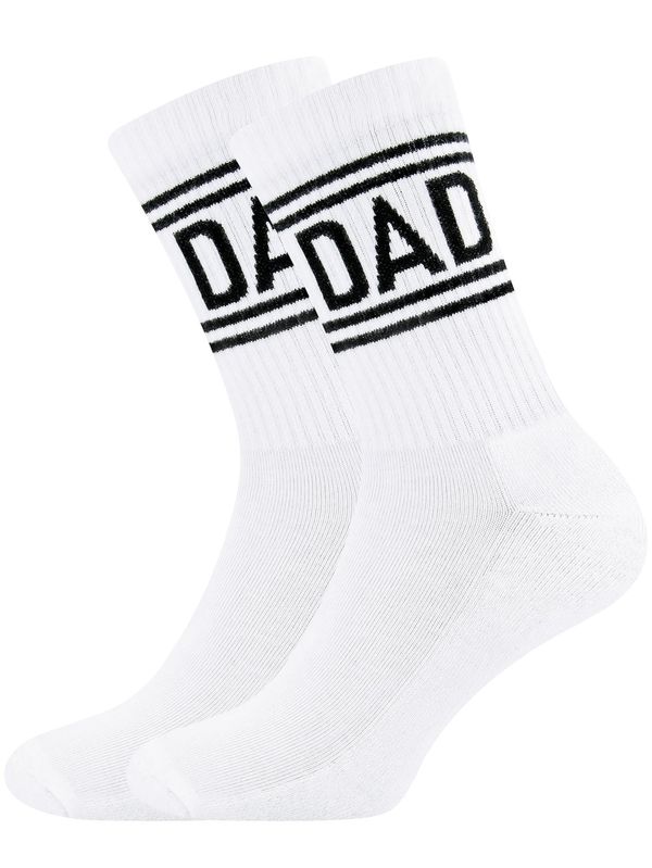 EWERS EWERS Čarape 'DAD'  crna / bijela