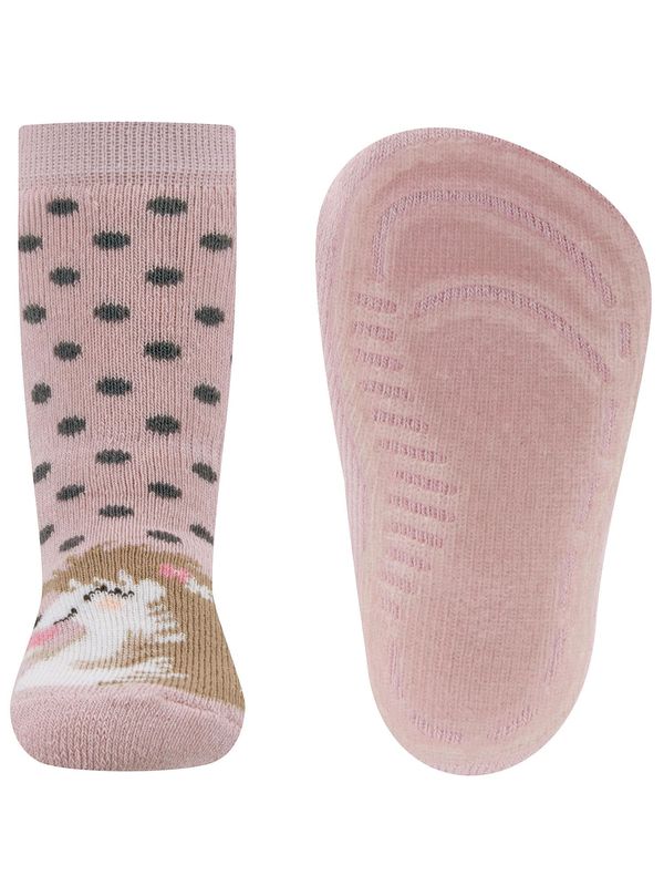 EWERS EWERS Čarape 'Igel'  maslinasta / rosé / crna
