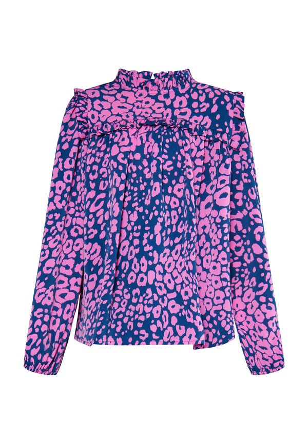 faina faina Bluza  morsko plava / roza