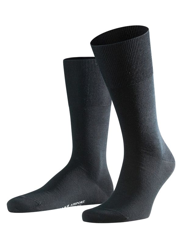 FALKE FALKE Čarape 'Airport'  crna / bijela