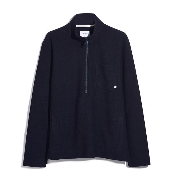 FARAH FARAH Sweater majica 'Dewlin'  mornarsko plava