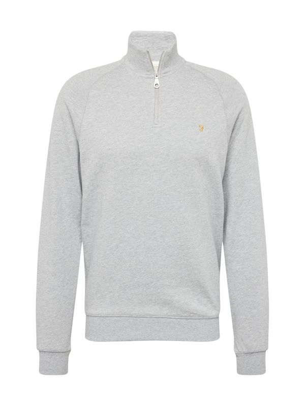 FARAH FARAH Sweater majica 'Jim'  zlatno žuta / siva