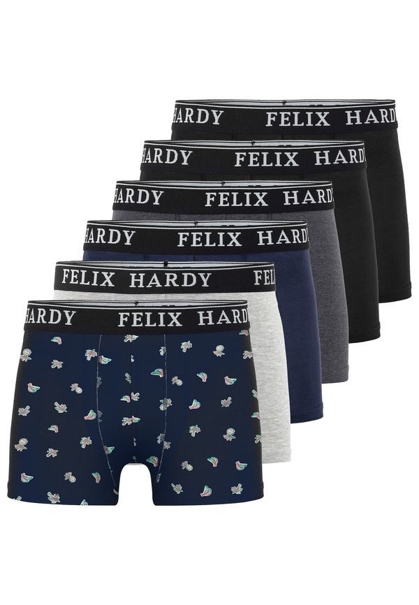 Felix Hardy Felix Hardy Bokserice  morsko plava / siva melange / crna / bijela