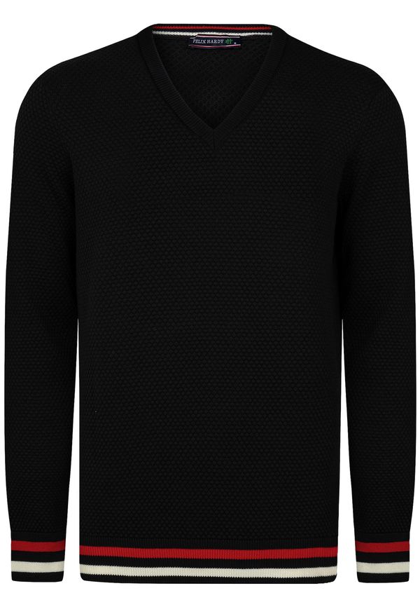 Felix Hardy Felix Hardy Pulover  tamno crvena / crna / bijela
