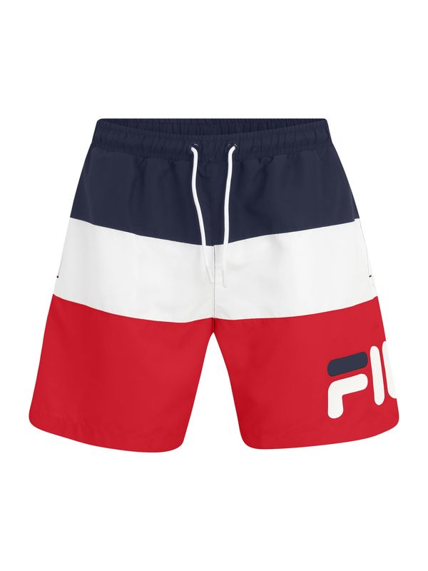 FILA FILA Kupaće gaće 'SIMBABWE'  plava / crvena / bijela