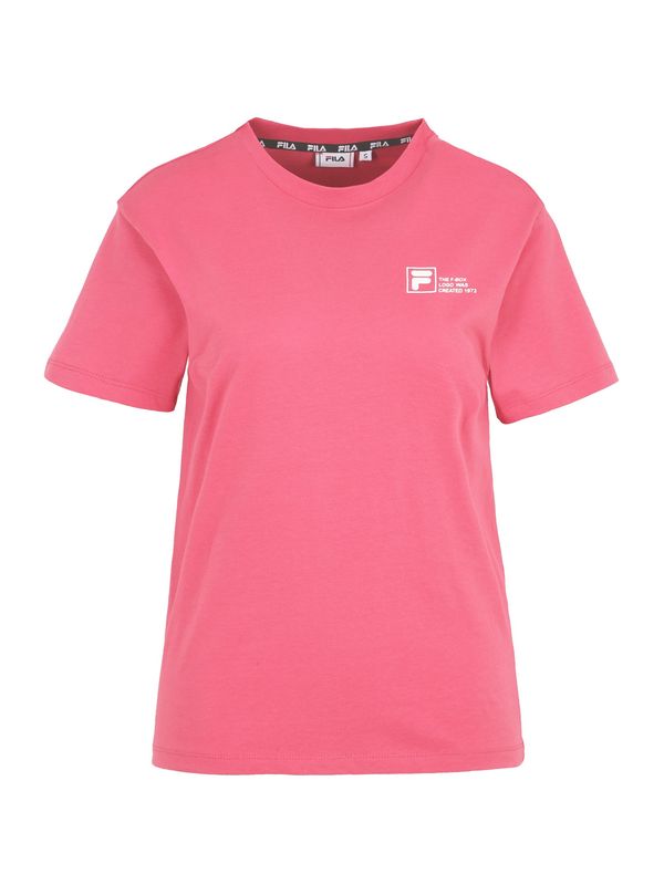 FILA FILA Majica  pastelno crvena / bijela