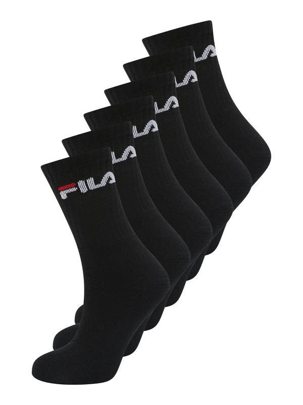 FILA FILA Sportske čarape  crvena / crna / bijela