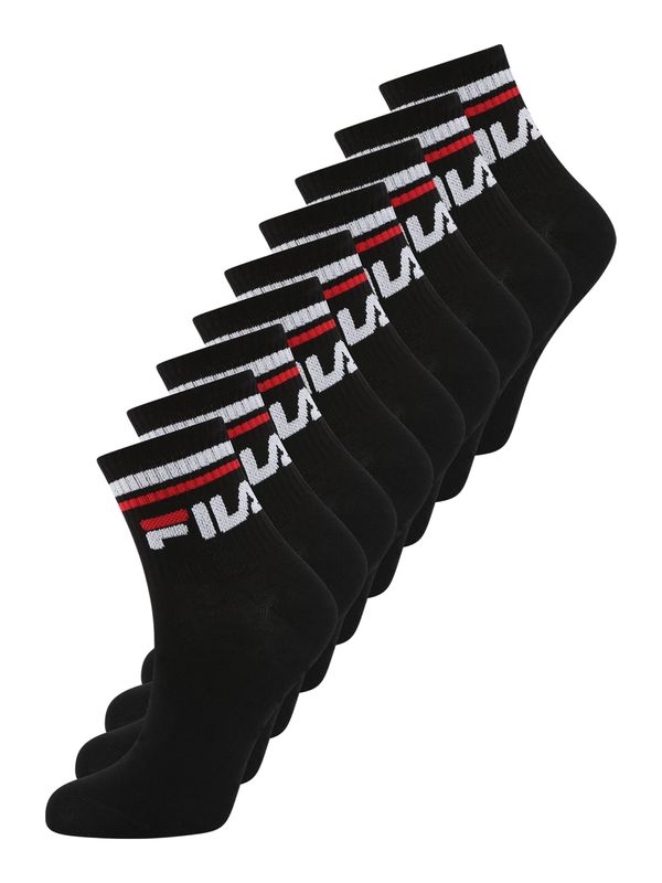 FILA FILA Sportske čarape  jarko crvena / crna / bijela