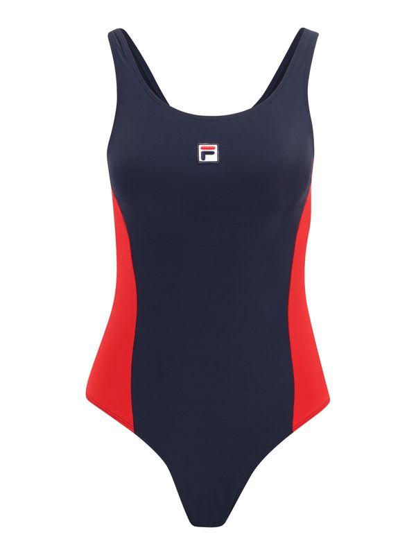 FILA FILA Sportski kupaći kostim 'SATURNIA'  tamno plava / vatreno crvena / bijela