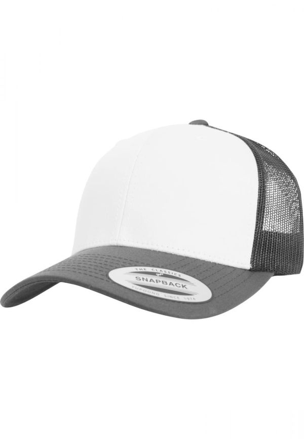 Flexfit Flexfit Šilterica 'Retro Trucker'  tamo siva / bijela