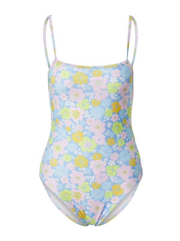 florence by mills exclusive for ABOUT YOU florence by mills exclusive for ABOUT YOU Jednodijelni kupaći kostim 'Tidal'  svijetloplava / svijetlozelena / ljubičasta / narančasta
