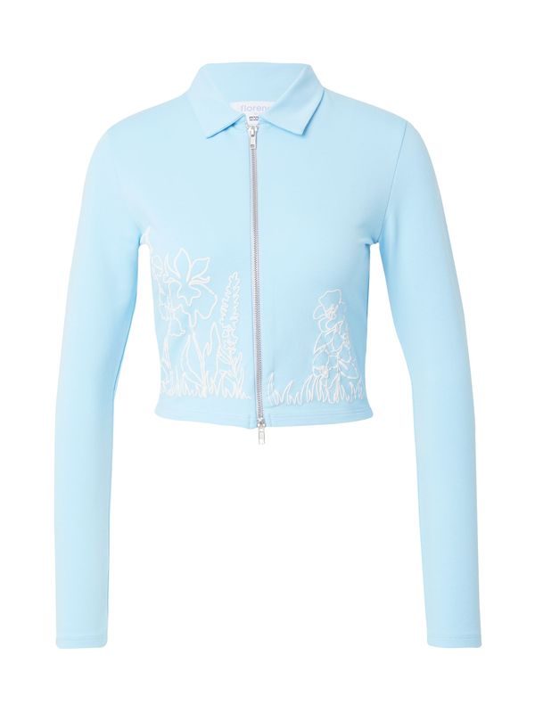 florence by mills exclusive for ABOUT YOU florence by mills exclusive for ABOUT YOU Kardigan 'Mahonia'  svijetloplava / bijela