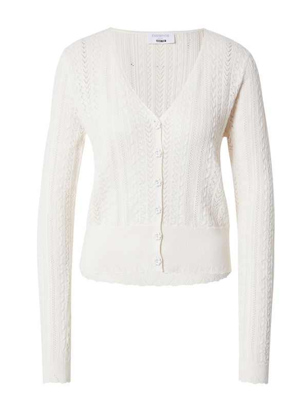 florence by mills exclusive for ABOUT YOU florence by mills exclusive for ABOUT YOU Kardigan 'Snowdrop'  prljavo bijela