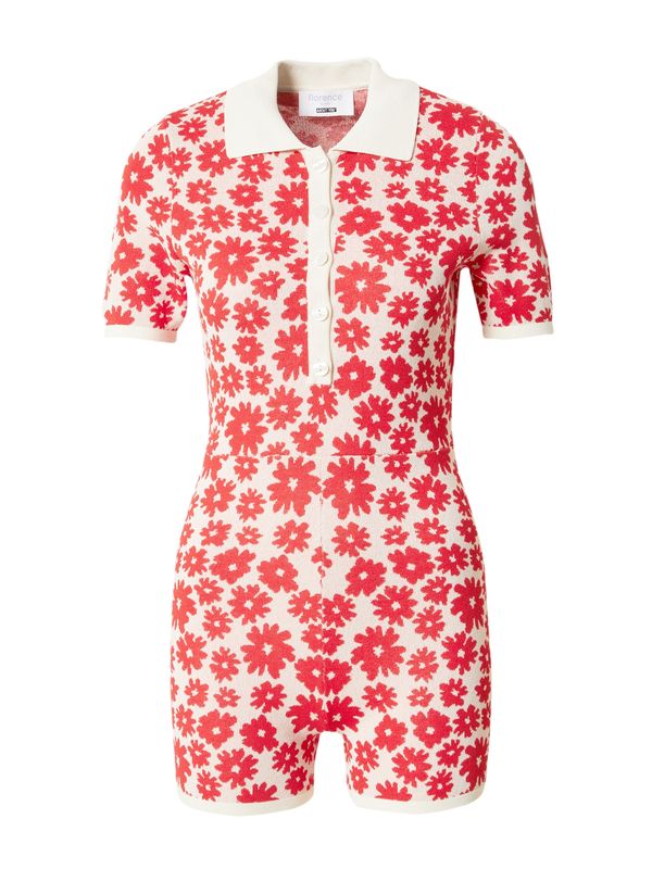 florence by mills exclusive for ABOUT YOU florence by mills exclusive for ABOUT YOU Kombinezon 'Happy Hour'  bež / crvena
