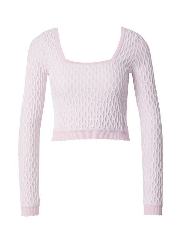 florence by mills exclusive for ABOUT YOU florence by mills exclusive for ABOUT YOU Pulover 'Gleeful'  roza / bijela