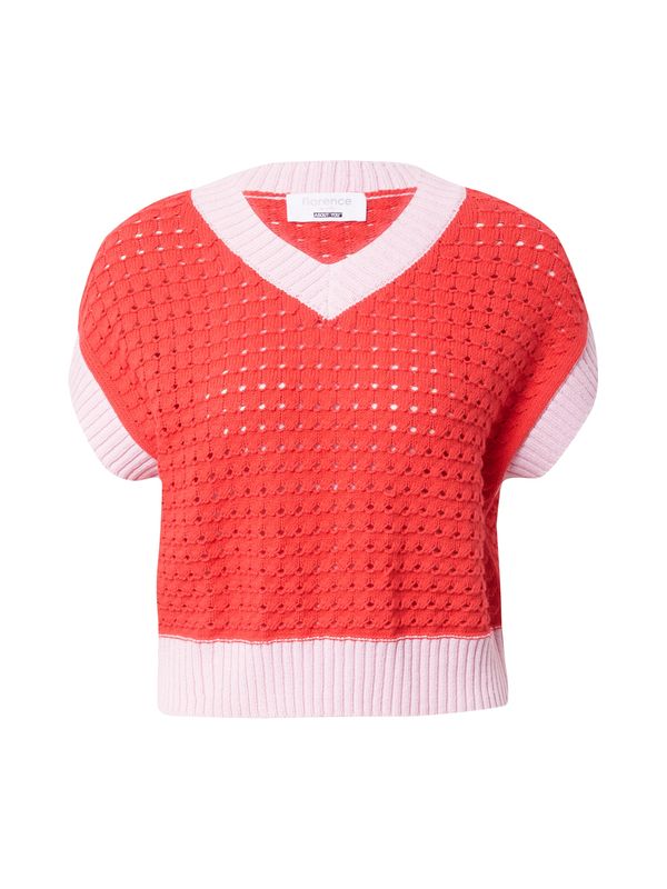 florence by mills exclusive for ABOUT YOU florence by mills exclusive for ABOUT YOU Pulover 'Honey'  pastelno roza / crvena
