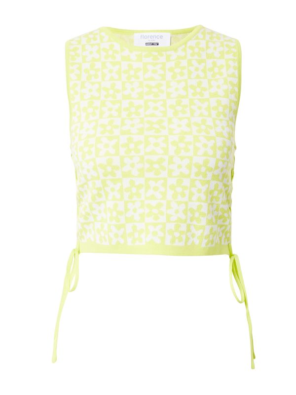 florence by mills exclusive for ABOUT YOU florence by mills exclusive for ABOUT YOU Top s naramenicama 'Flower Child '  neonsko zelena / bijela