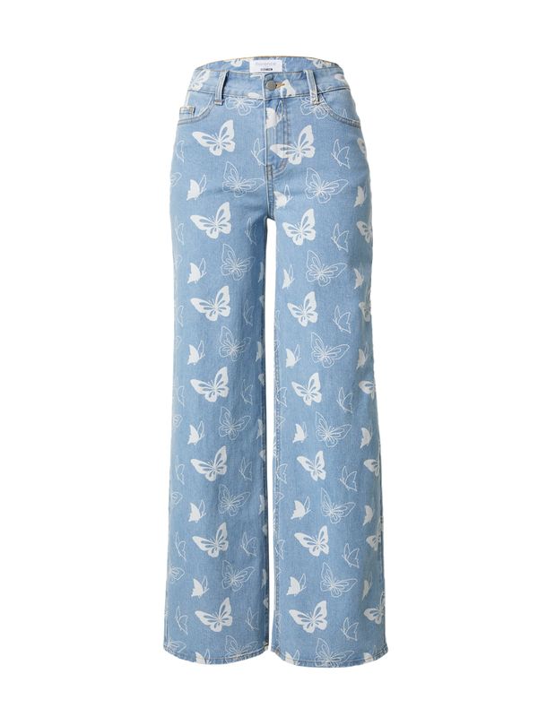 florence by mills exclusive for ABOUT YOU florence by mills exclusive for ABOUT YOU Traperice 'Daze Dreaming'  plavi traper / bijela
