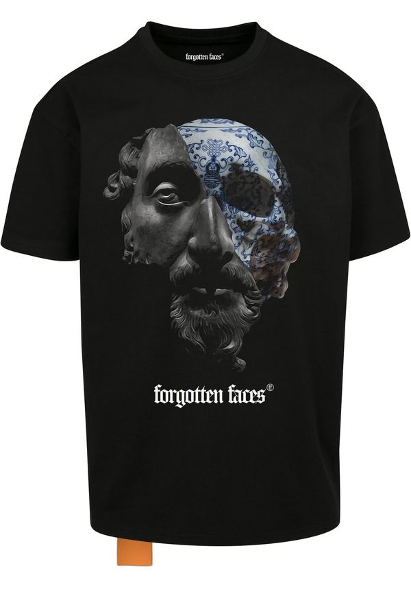 Forgotten Faces Forgotten Faces Majica 'Aurelius'  siva / crna / bijela