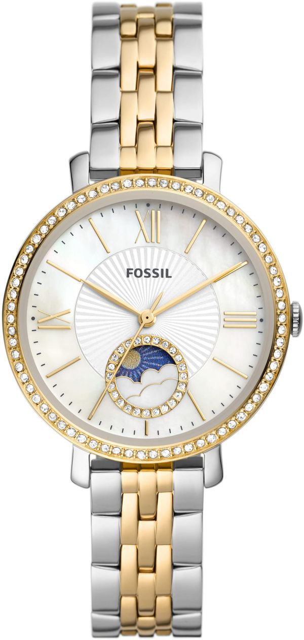 FOSSIL FOSSIL Analogni sat  plava / zlatna / srebro / bijela