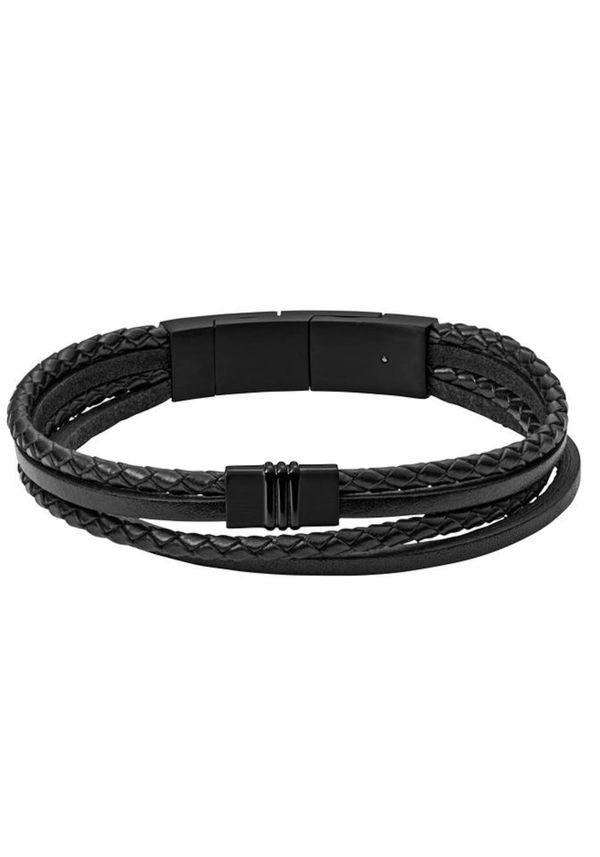 FOSSIL FOSSIL Narukvica 'Vintage Casual'  crna
