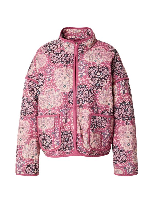 Free People Free People Prijelazna jakna 'CHLOE'  pijesak / petrol / tamno roza / crna
