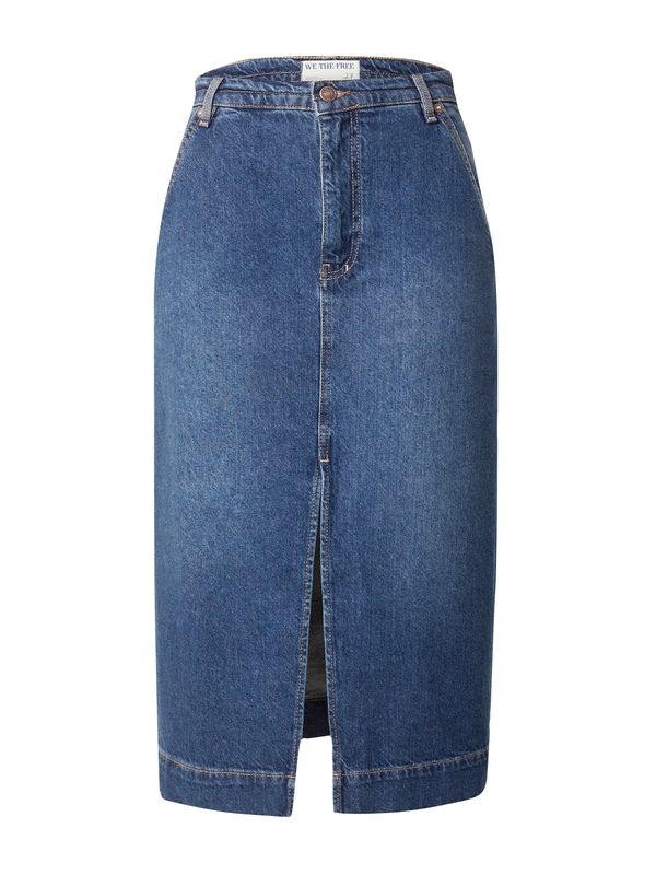 Free People Free People Suknja  plavi traper