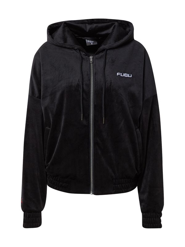 FUBU FUBU Gornji dio trenirke 'Corporate'  crna / bijela