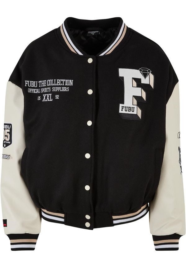 FUBU FUBU Prijelazna jakna  crna / bijela