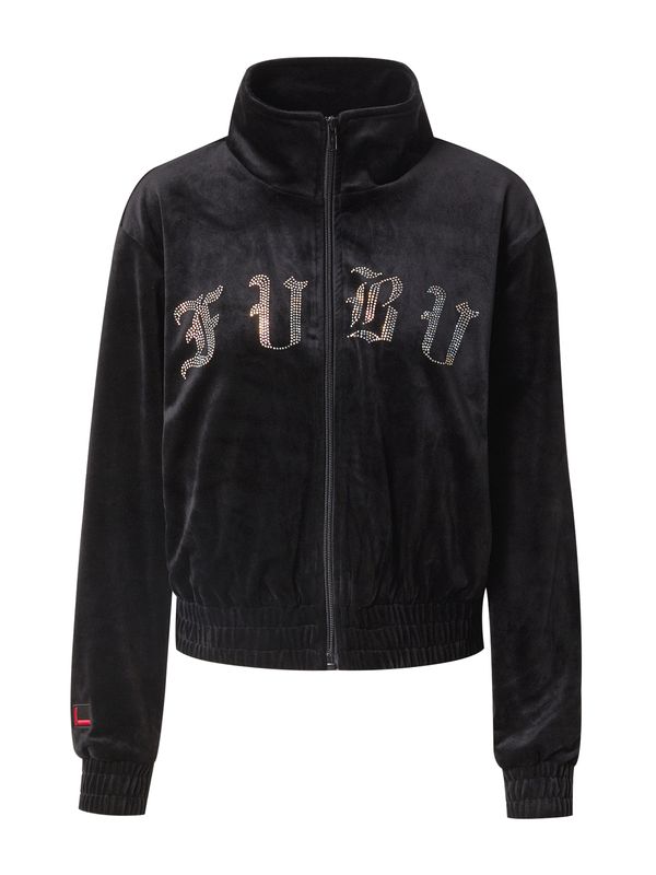 FUBU FUBU Prijelazna jakna  crna / prozirna