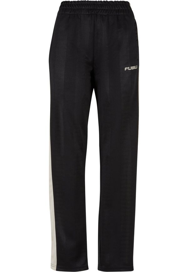 FUBU FUBU Sportske hlače 'Corporate'  crna / bijela