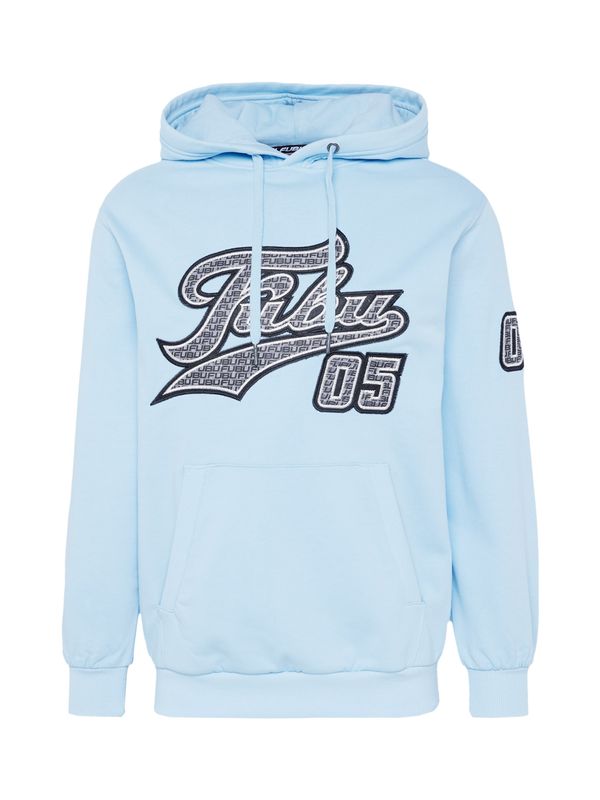 FUBU FUBU Sweater majica  svijetloplava / siva / crna