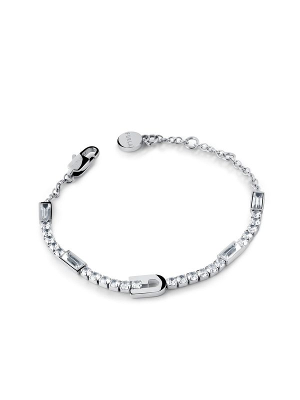 FURLA FURLA Narukvica  srebro / prozirna