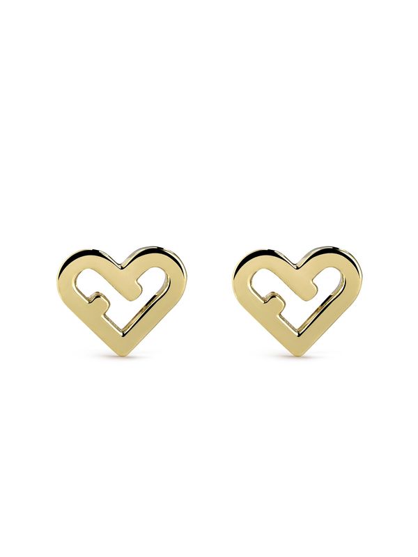 FURLA FURLA Naušnice 'Love'  zlatna