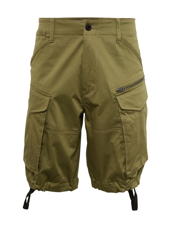 G-Star RAW G-Star RAW Cargo hlače 'Rovic Relaxed'  tamno zelena / crna