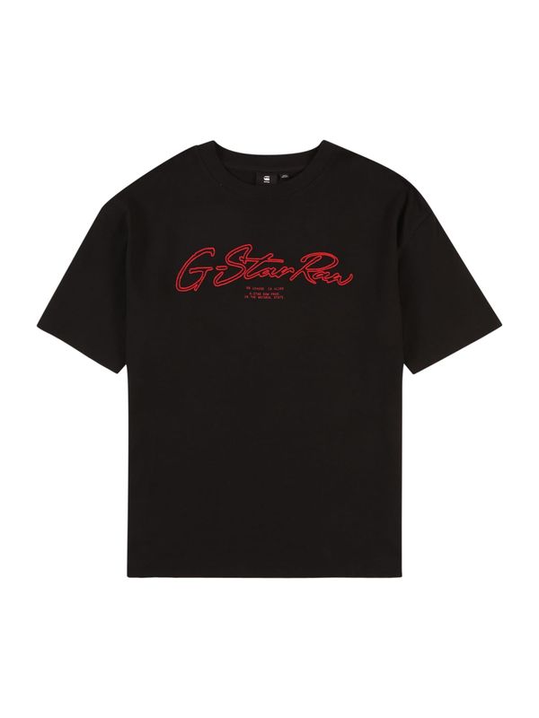 G-Star RAW G-Star RAW Majica  crvena / crna