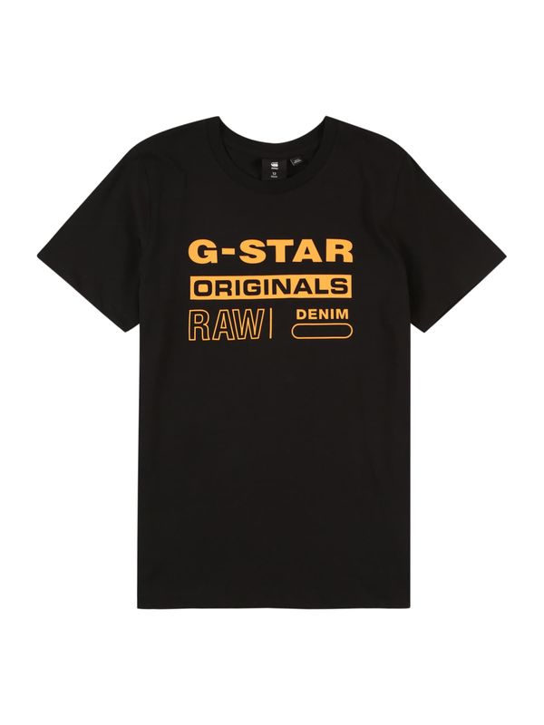 G-Star RAW G-Star RAW Majica  narančasta / crna
