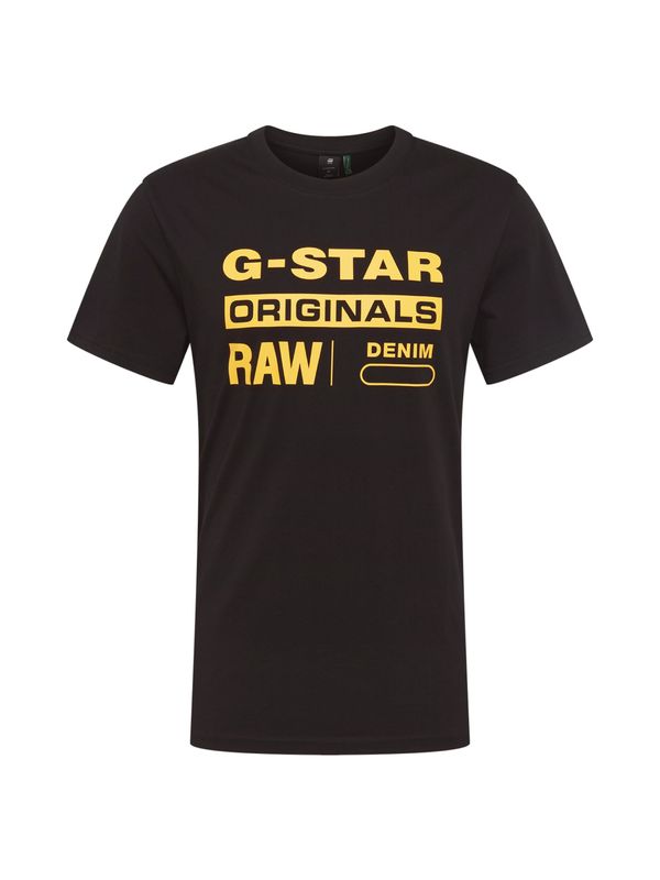 G-Star RAW G-Star RAW Majica 'Swando'  žuta / crna