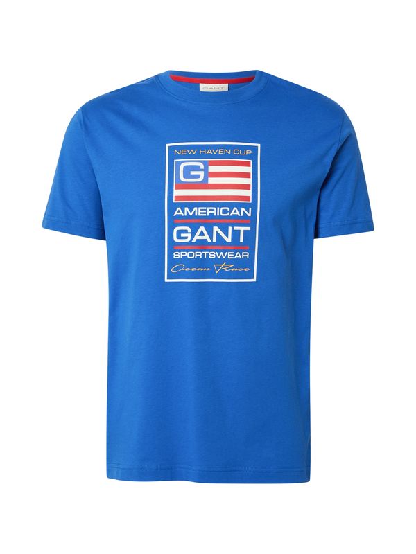 GANT GANT Majica  ultra morsko plava / crvena / bijela