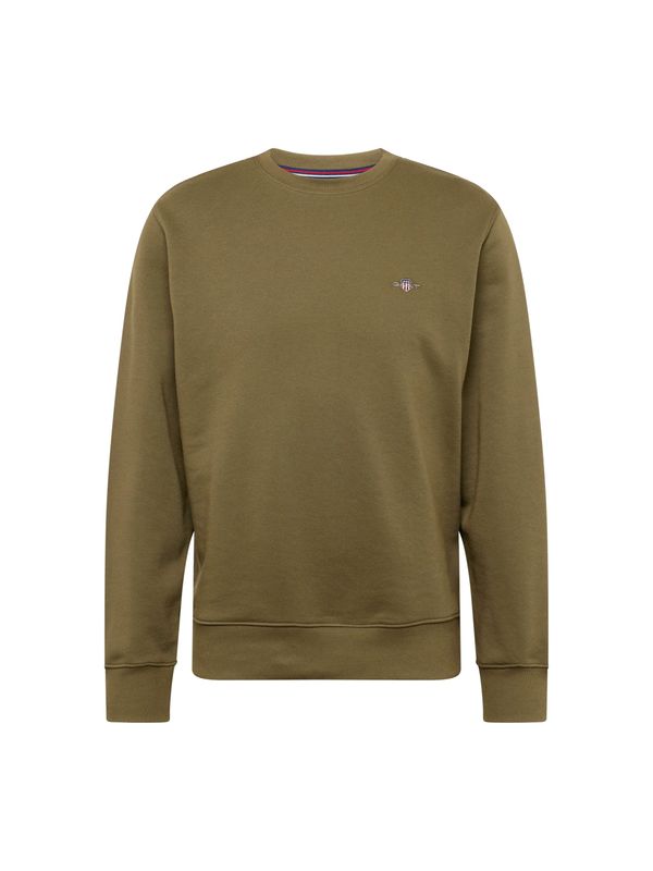GANT GANT Sweater majica  maslinasta