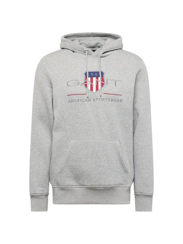 GANT GANT Sweater majica  plava / siva / crvena / bijela