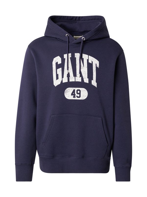 GANT GANT Sweater majica 'SEASONAL'  mornarsko plava / bijela