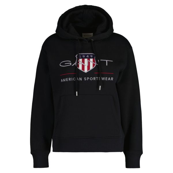 GANT GANT Sweater majica  siva / tamno crvena / crna / bijela