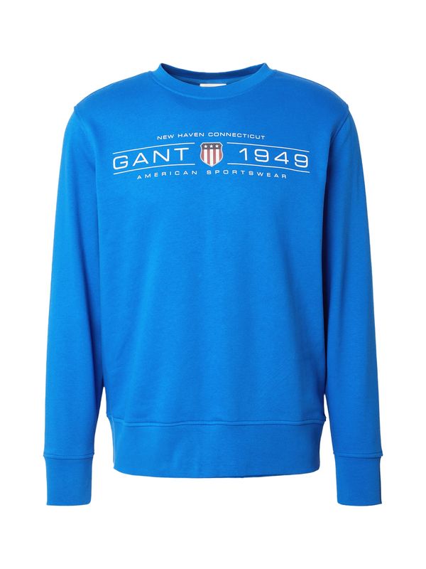 GANT GANT Sweater majica  svijetloplava / crvena / prljavo bijela
