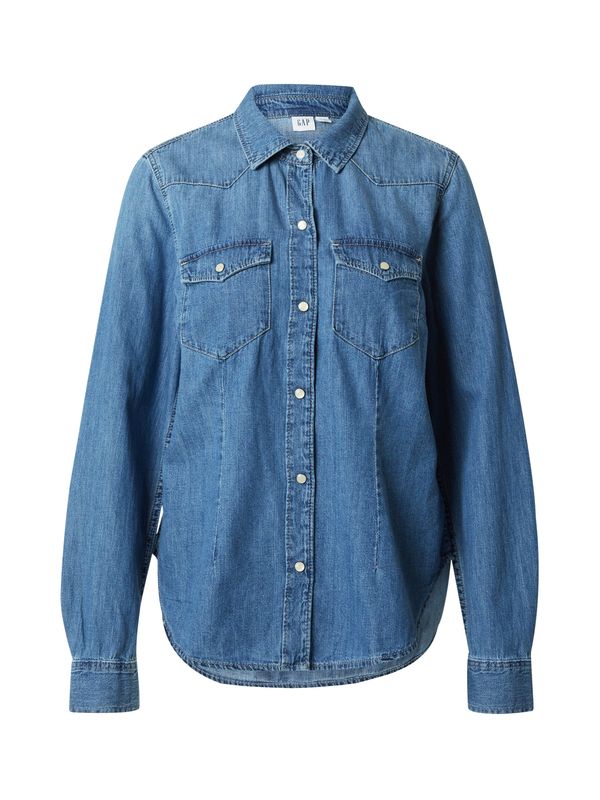 GAP GAP Bluza  plavi traper